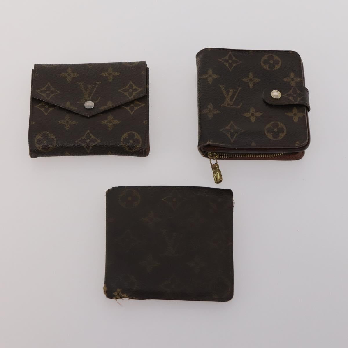 LOUIS VUITTON Monogram Wallet 10 Set LV Auth CB280