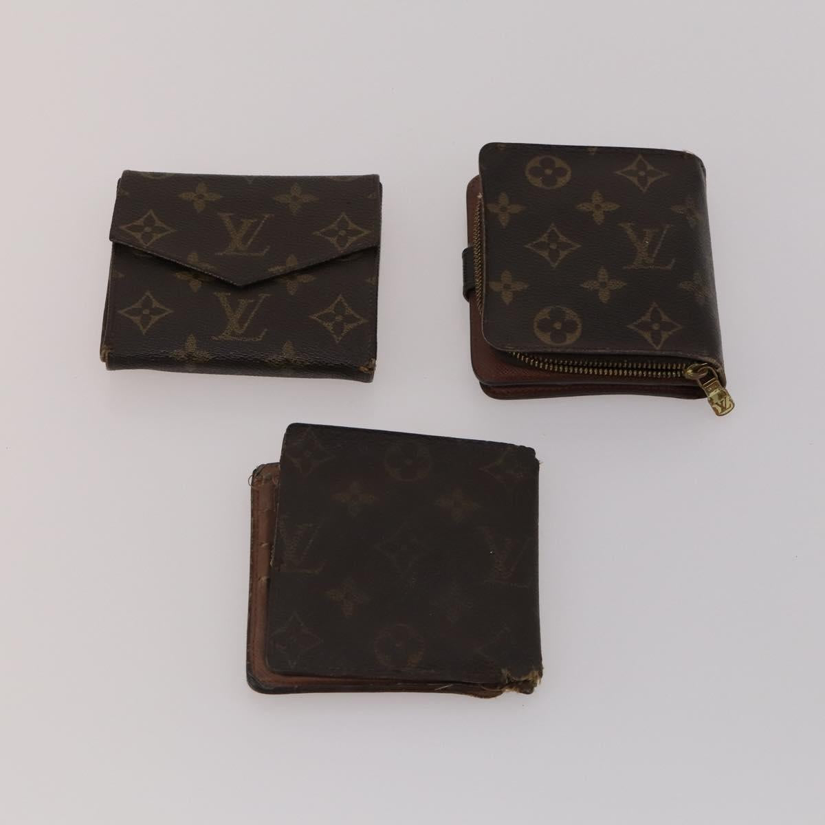 LOUIS VUITTON Monogram Wallet 10 Set LV Auth CB280