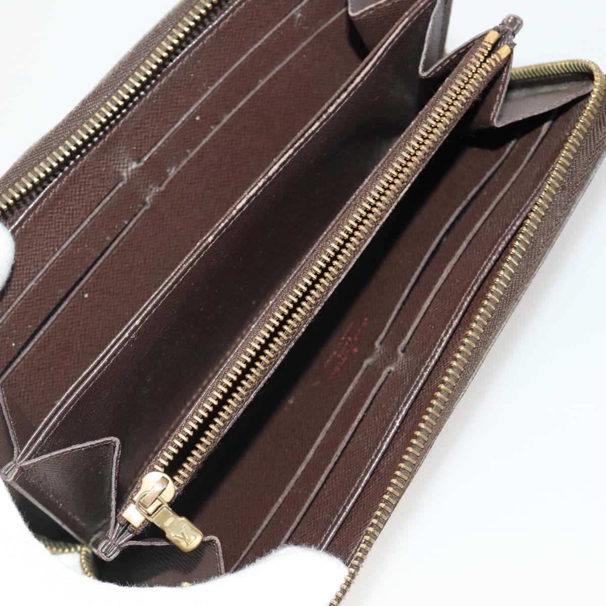 LOUIS VUITTON Damier Ebene Wallet 10 Set LV Auth CB281