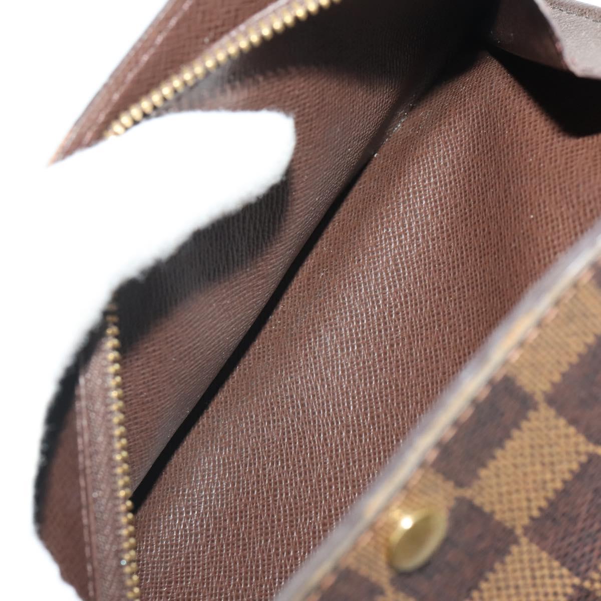 LOUIS VUITTON Damier Ebene Wallet 10 Set LV Auth CB281