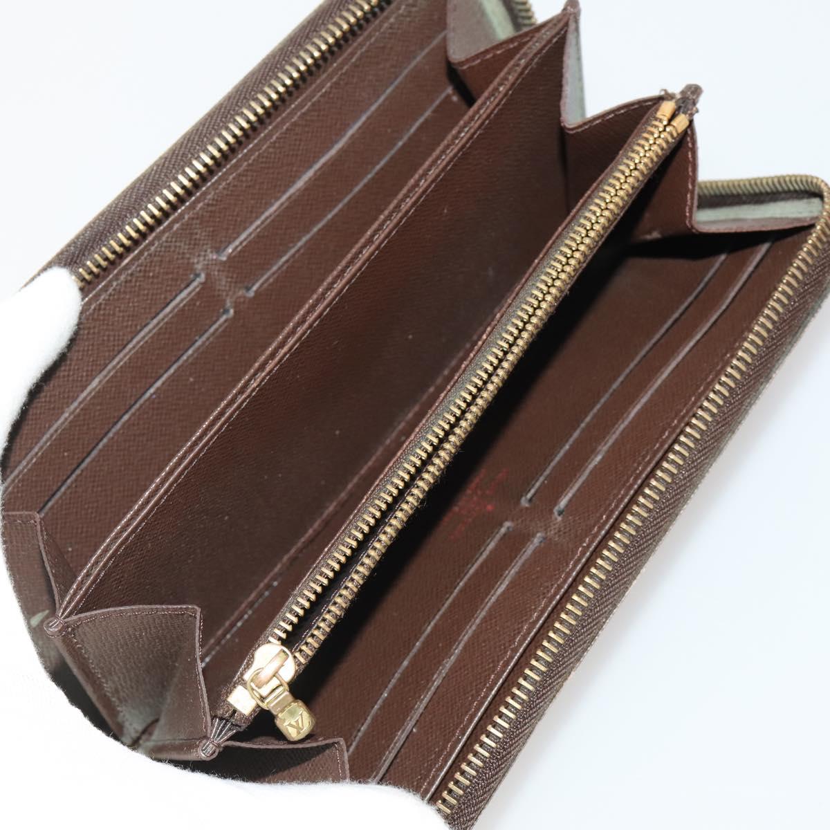 LOUIS VUITTON Damier Ebene Wallet 10 Set LV Auth CB281