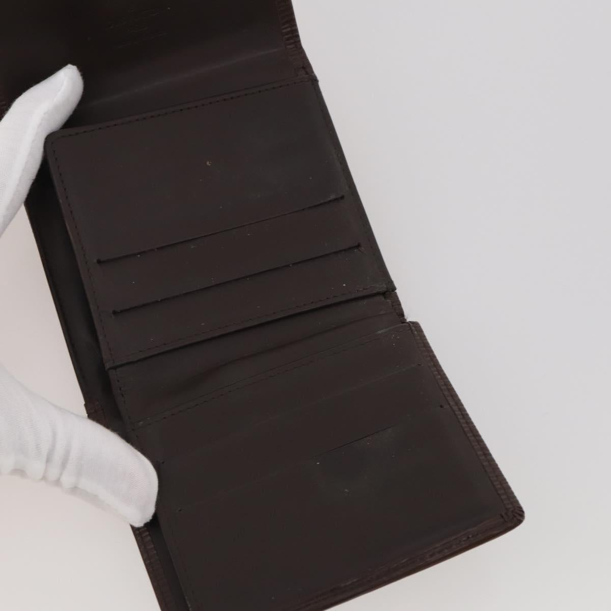 LOUIS VUITTON Epi Wallet 10 Set Black Red LV Auth CB282