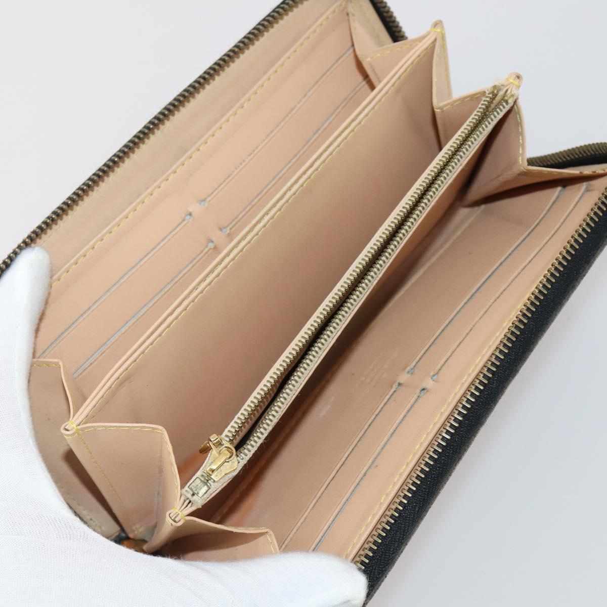 LOUIS VUITTON Monogram Multicolor Wallet 10 Set White Black LV Auth CB284