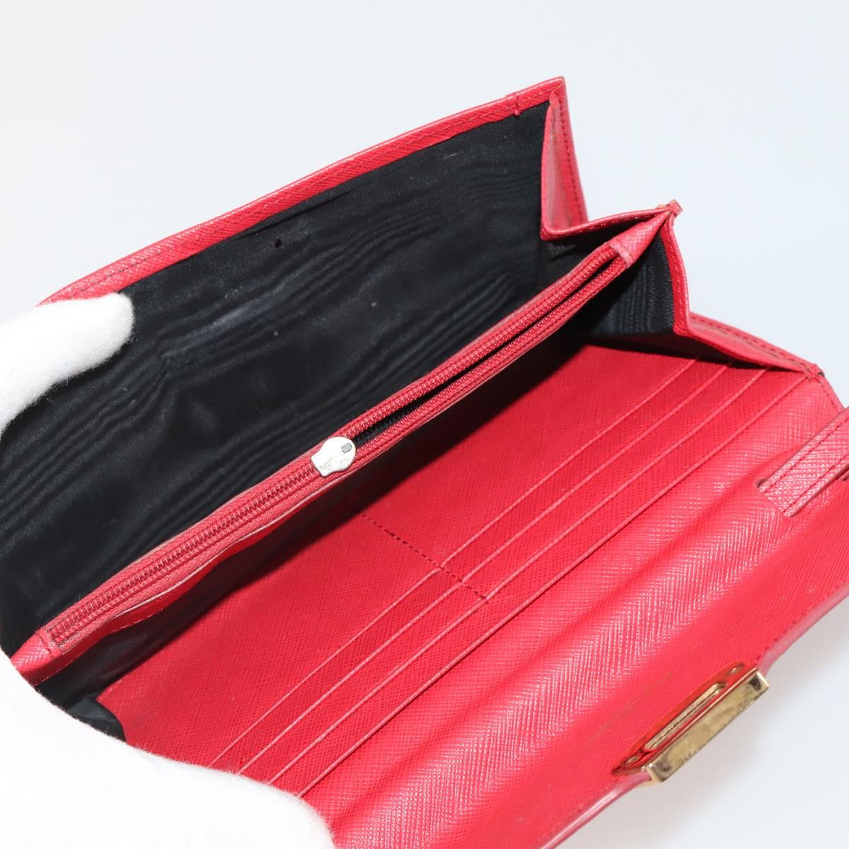 Salvatore Ferragamo Wallet Leather 10 Set Black Brown Red Auth CB294
