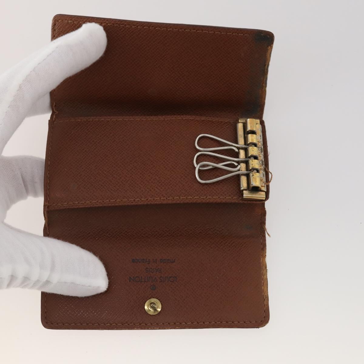 LOUIS VUITTON Monogram Key Case 10 Set LV Auth CB307