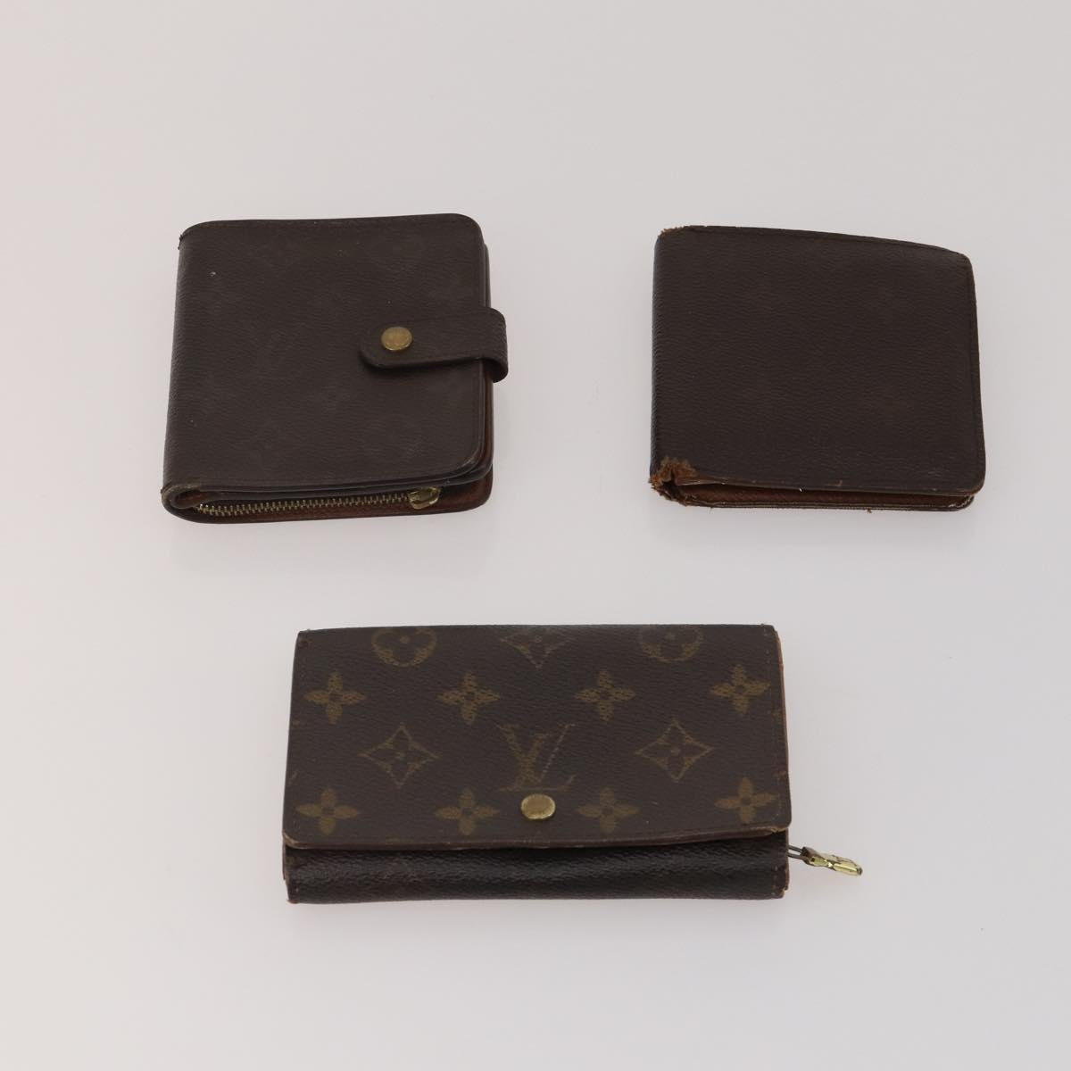 LOUIS VUITTON Monogram Wallet 10 Set LV Auth CB313