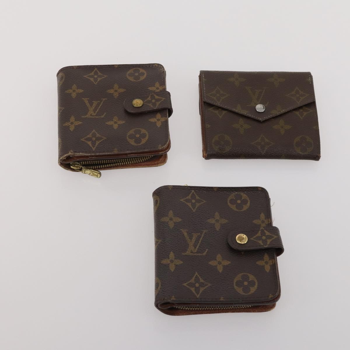 LOUIS VUITTON Monogram Wallet 10 Set LV Auth CB313