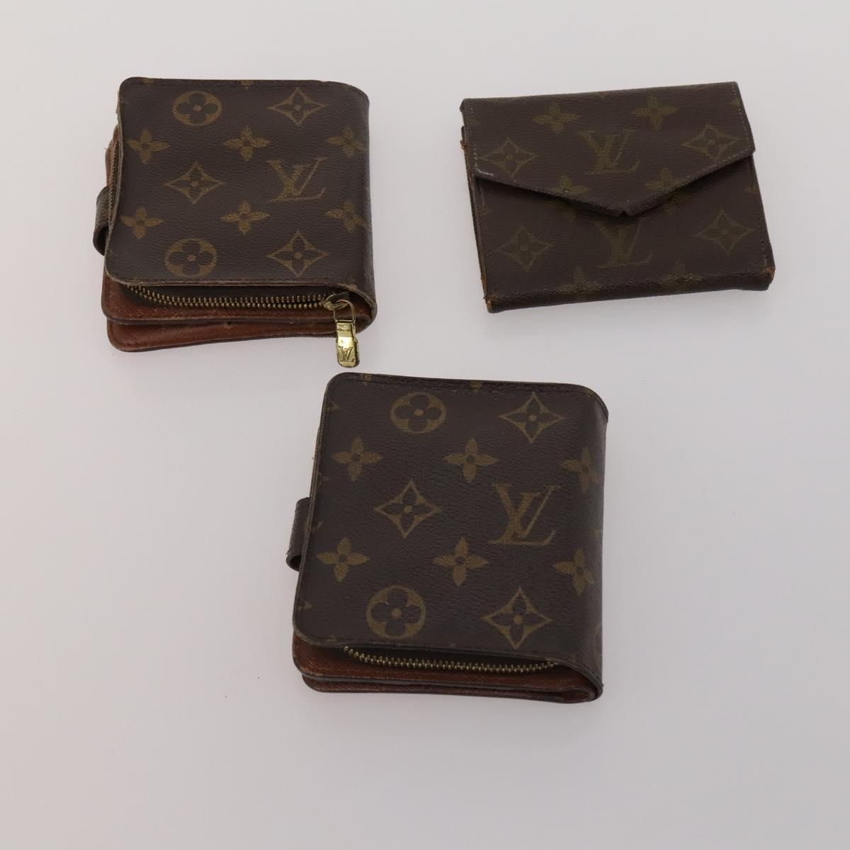 LOUIS VUITTON Monogram Wallet 10 Set LV Auth CB313