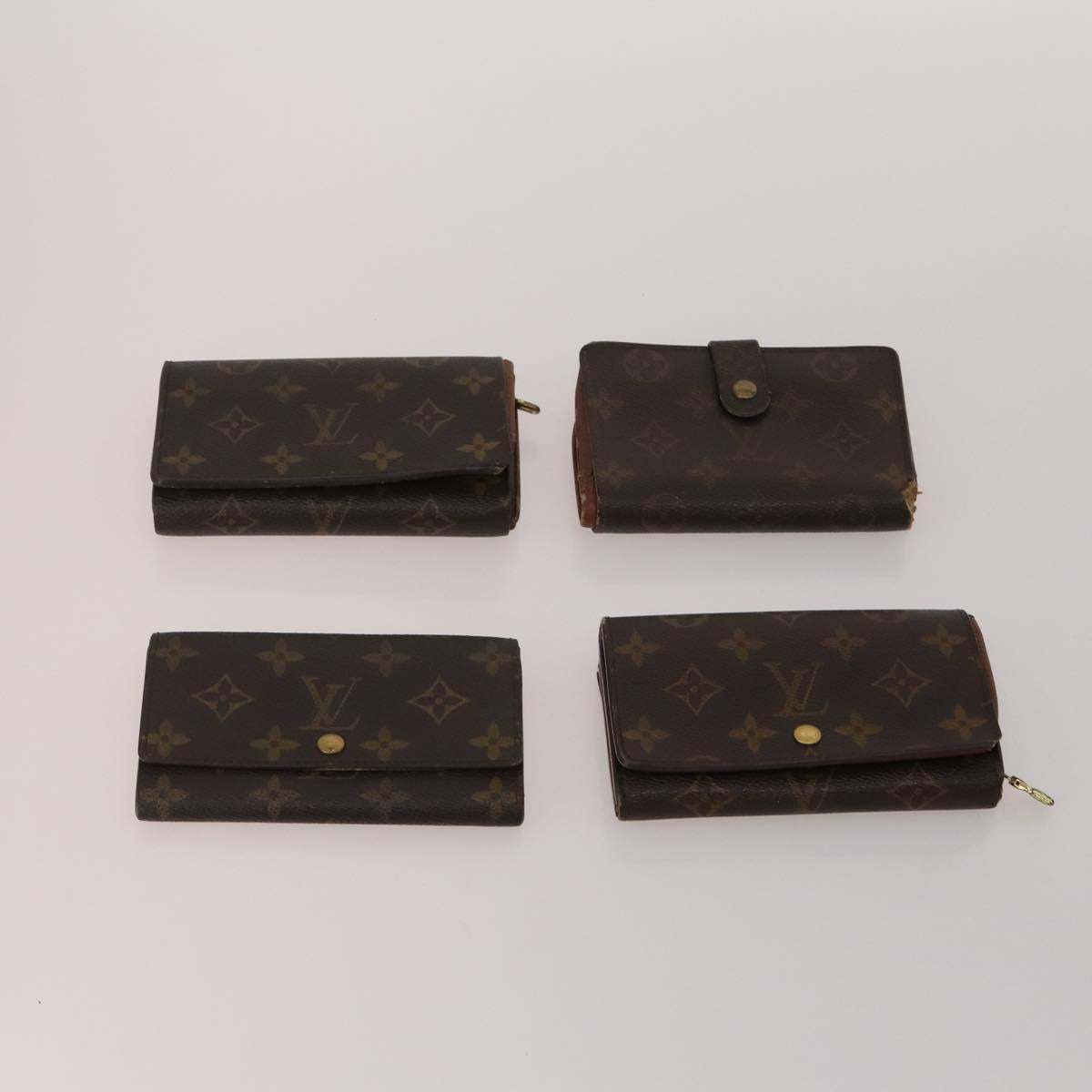 LOUIS VUITTON Monogram Wallet 10 Set LV Auth CB314