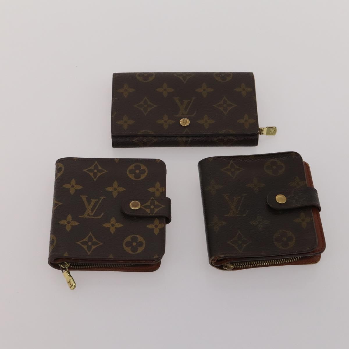LOUIS VUITTON Monogram Wallet 10 Set LV Auth CB314