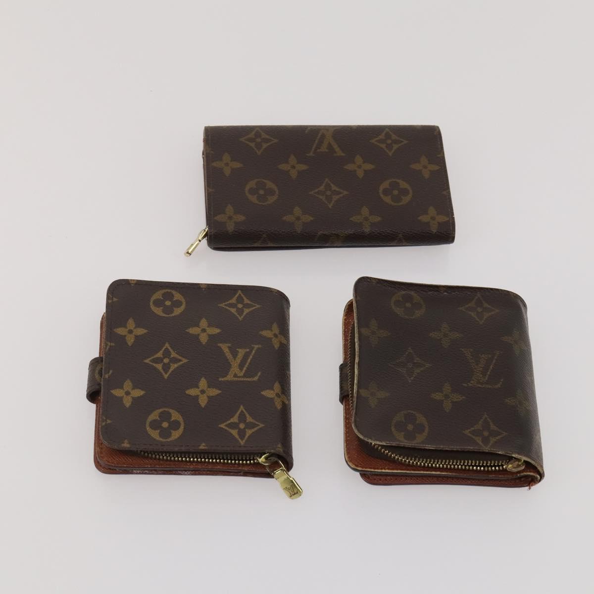 LOUIS VUITTON Monogram Wallet 10 Set LV Auth CB314