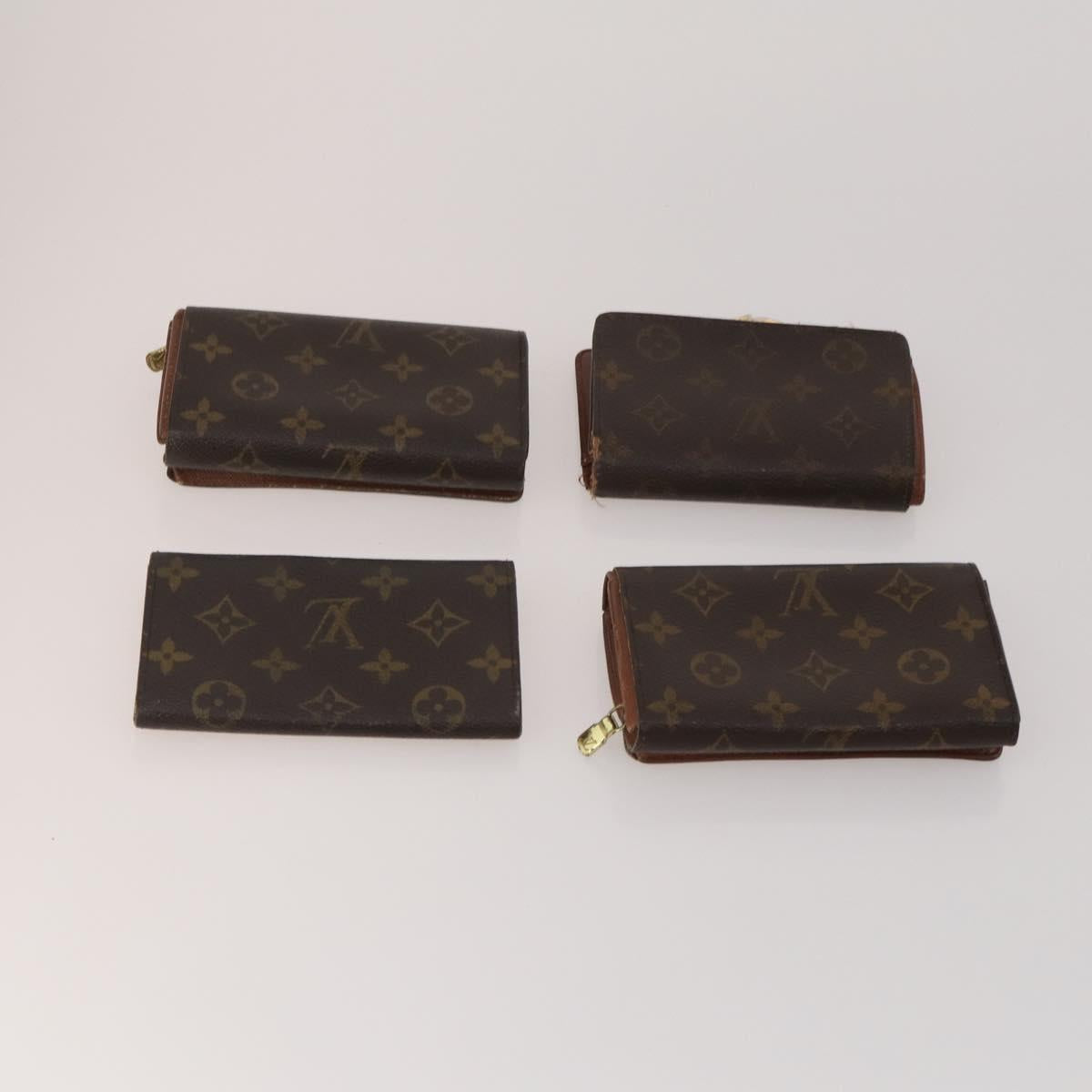 LOUIS VUITTON Monogram Wallet 10 Set LV Auth CB314