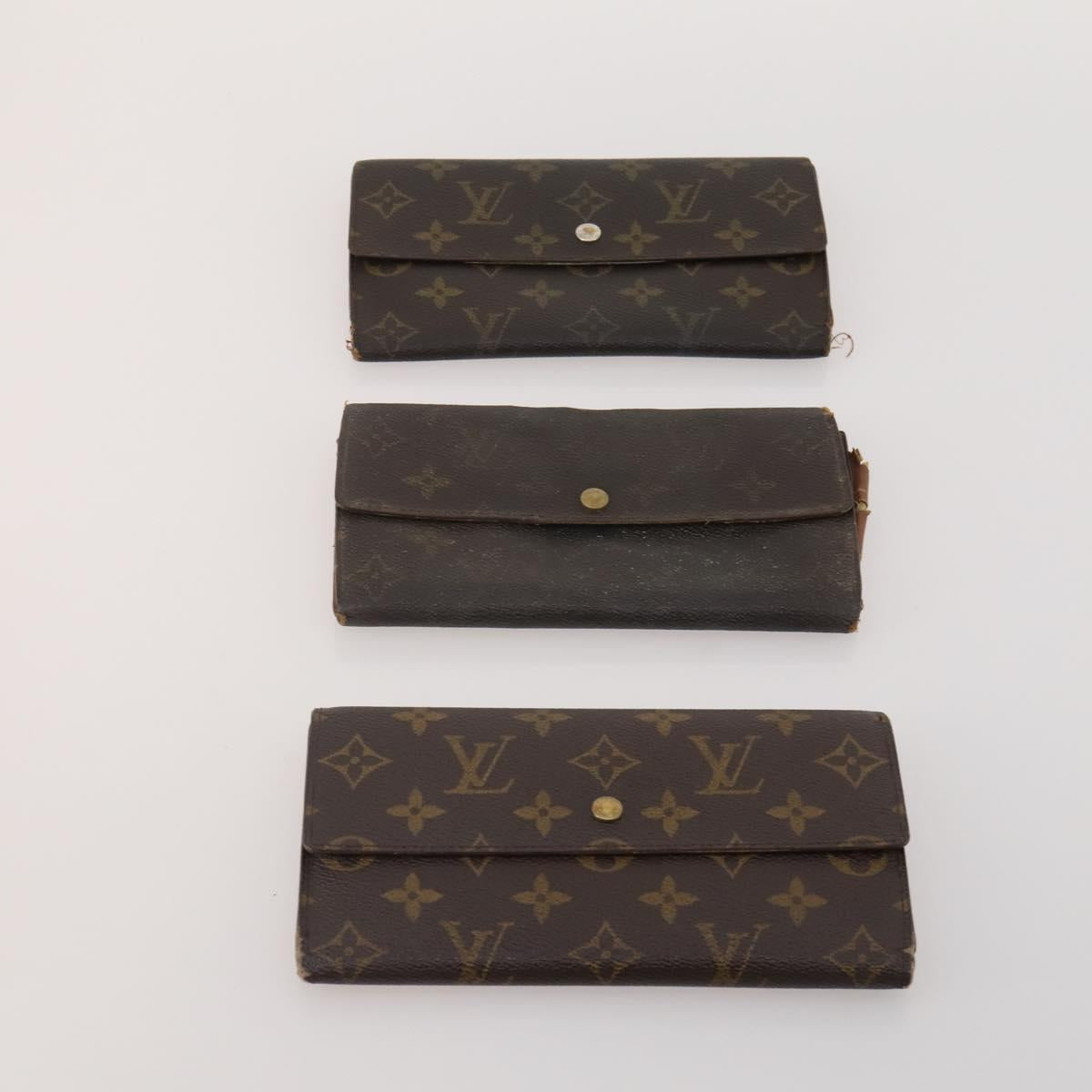 LOUIS VUITTON Monogram Wallet 10 Set LV Auth CB315