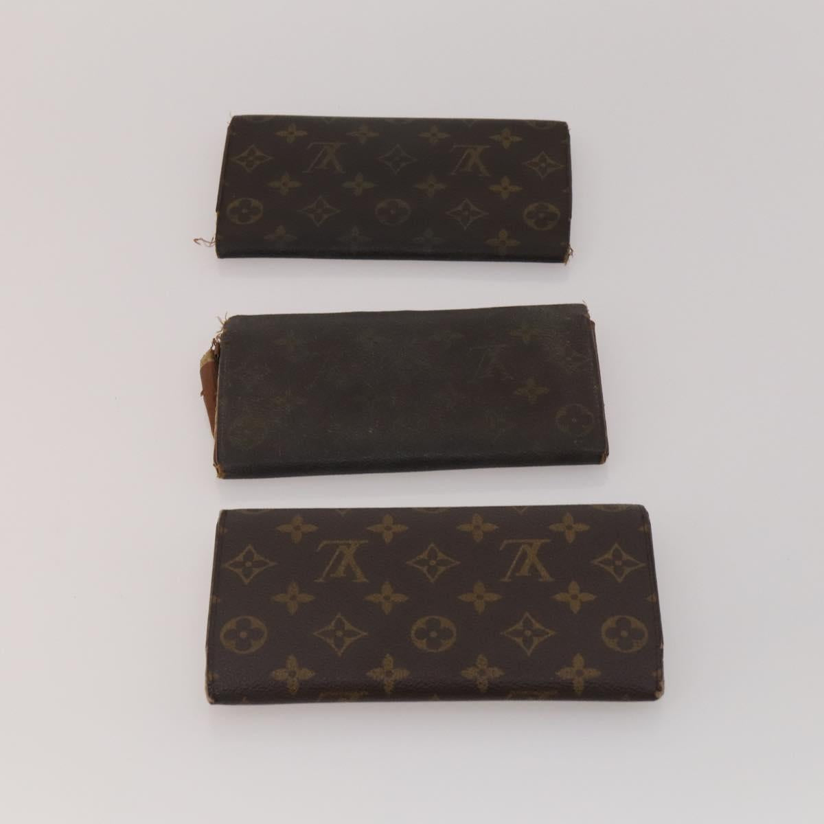 LOUIS VUITTON Monogram Wallet 10 Set LV Auth CB315