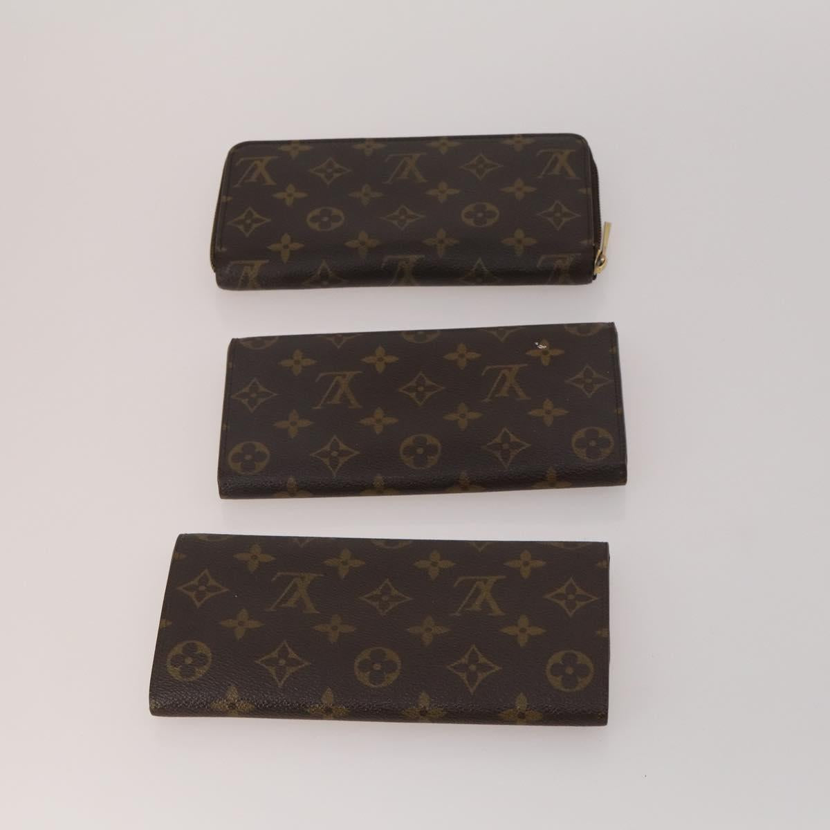 LOUIS VUITTON Monogram Wallet 10 Set LV Auth CB315