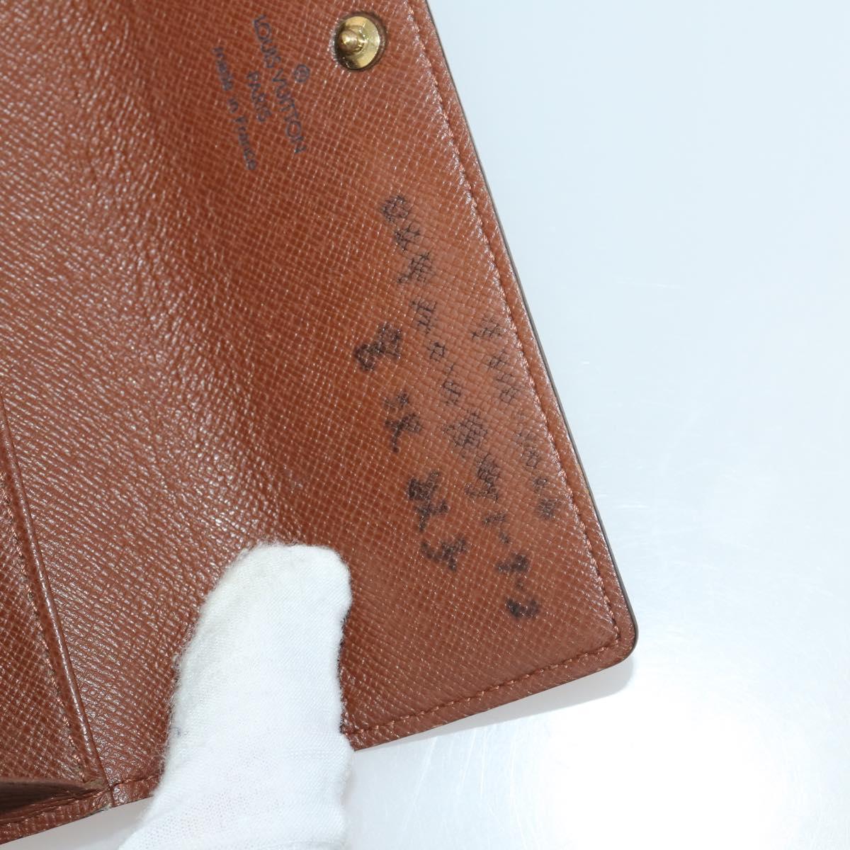 LOUIS VUITTON Monogram Wallet 10 Set LV Auth CB315