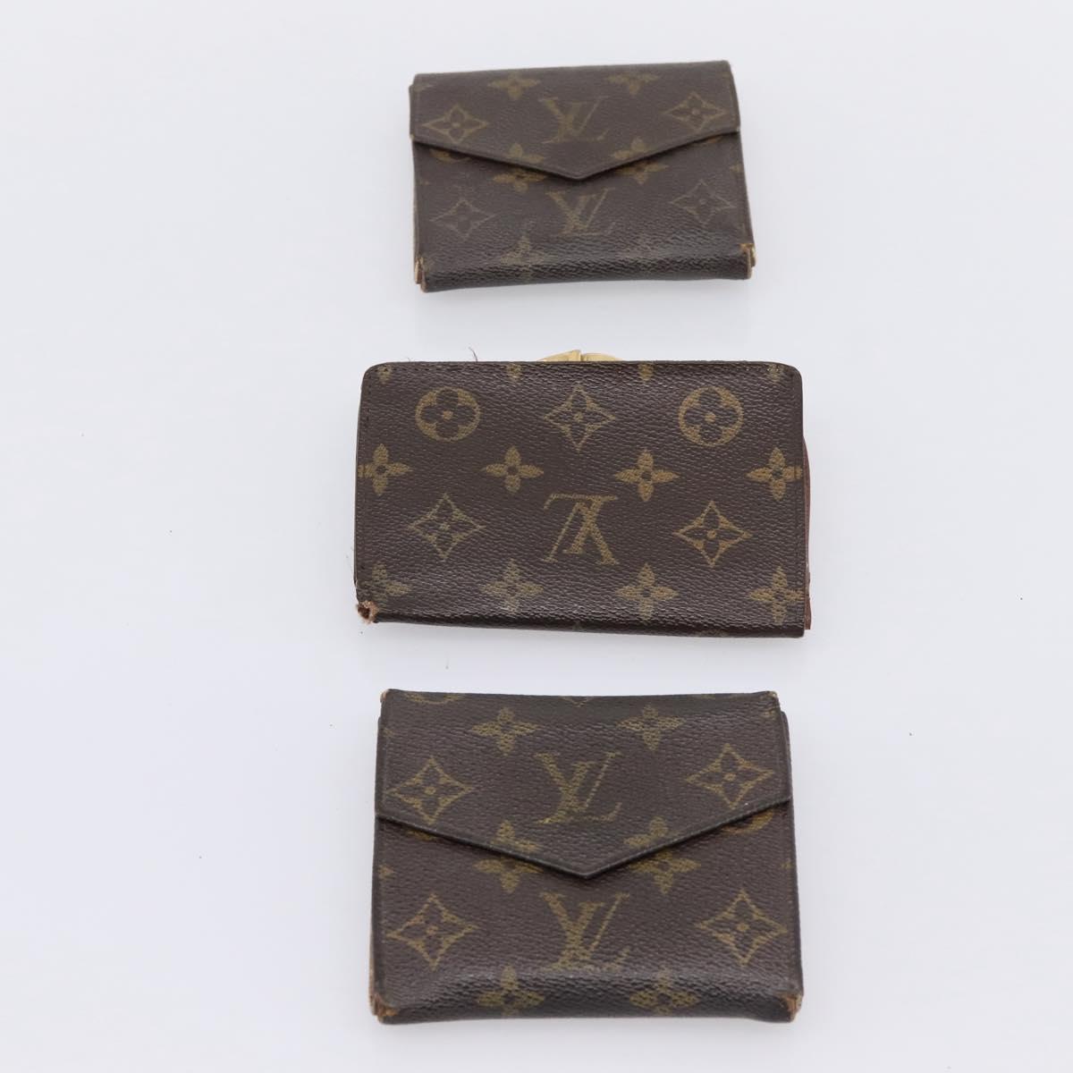 LOUIS VUITTON Monogram Wallet 10 Set LV Auth CB316