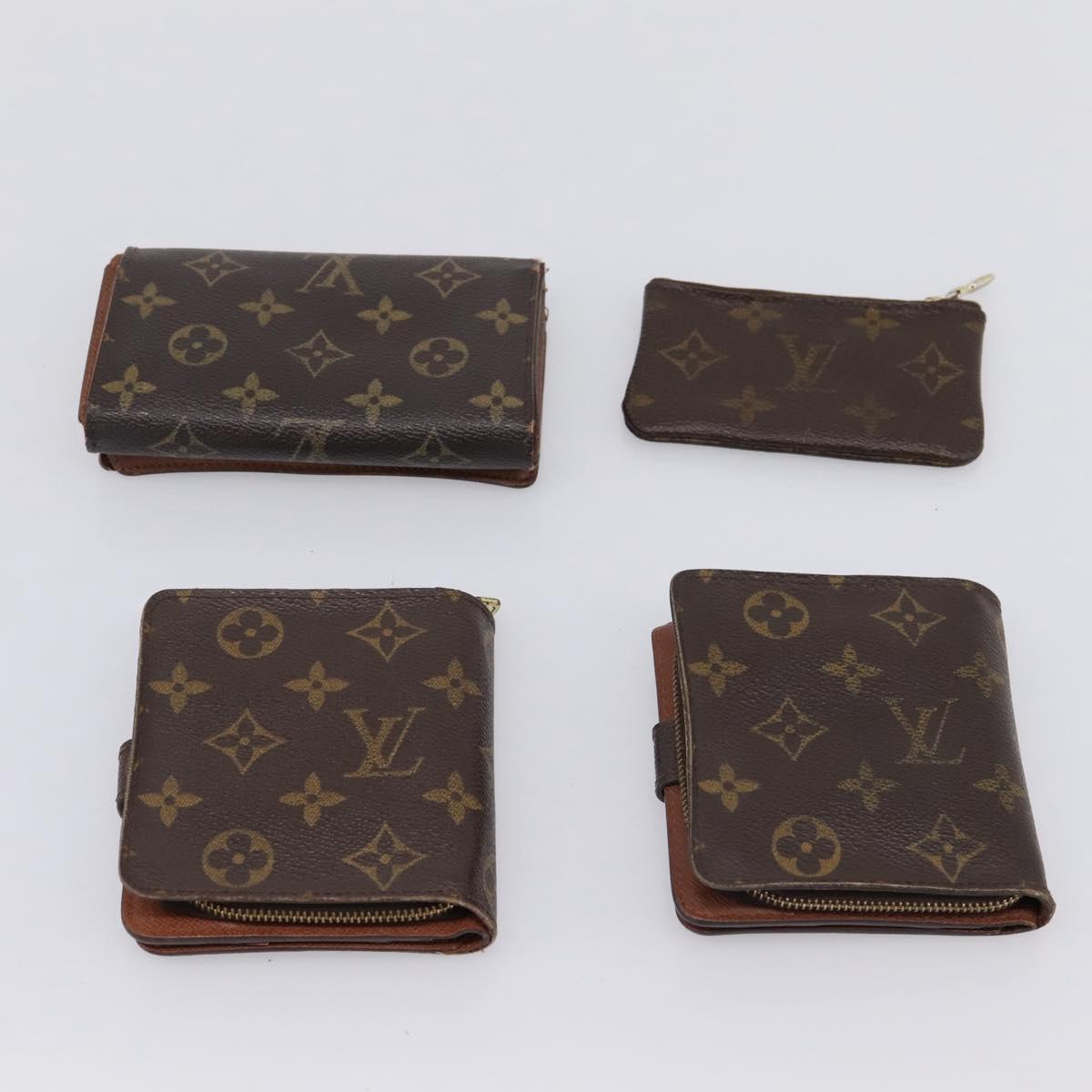 LOUIS VUITTON Monogram Wallet 10 Set LV Auth CB316