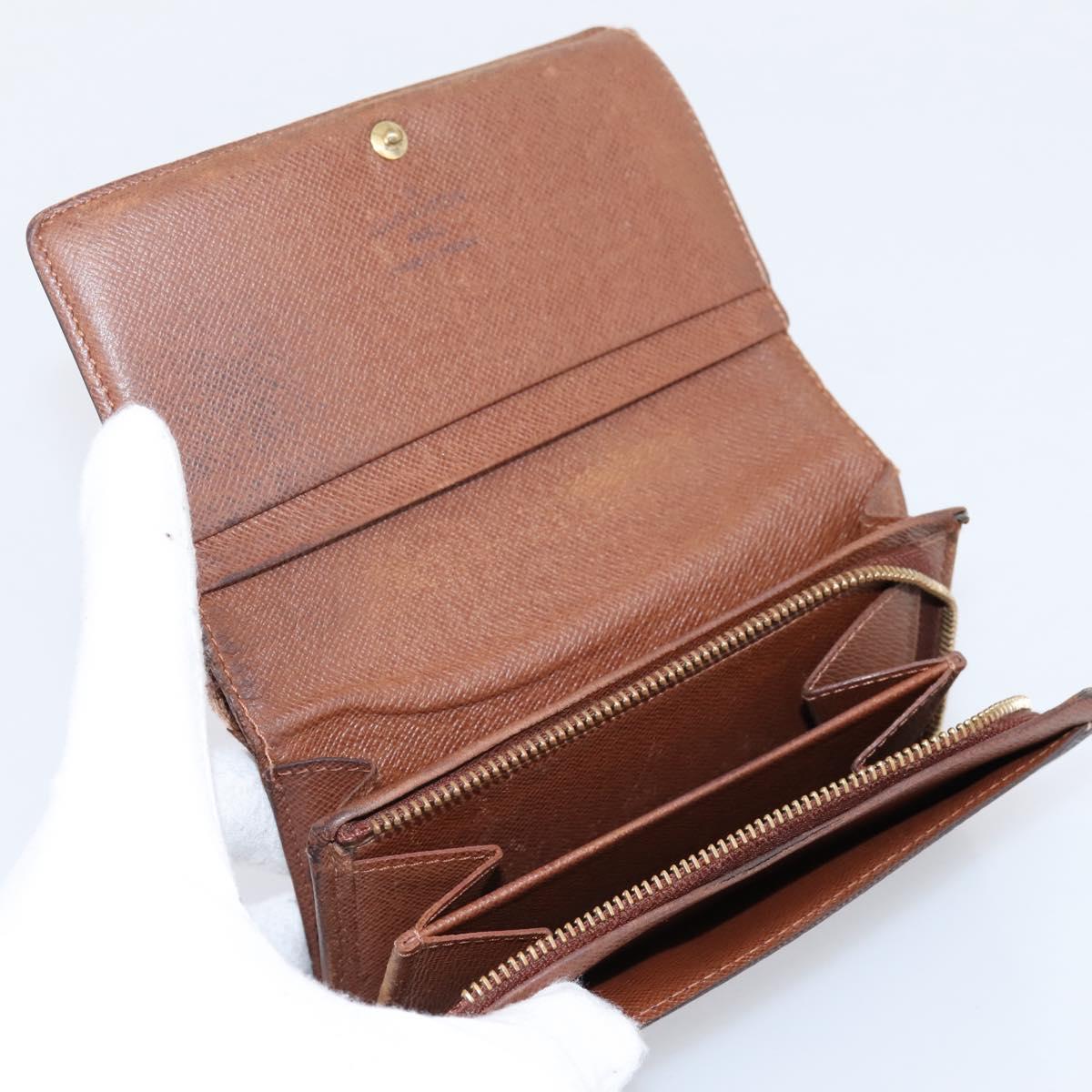 LOUIS VUITTON Monogram Wallet 10 Set LV Auth CB316