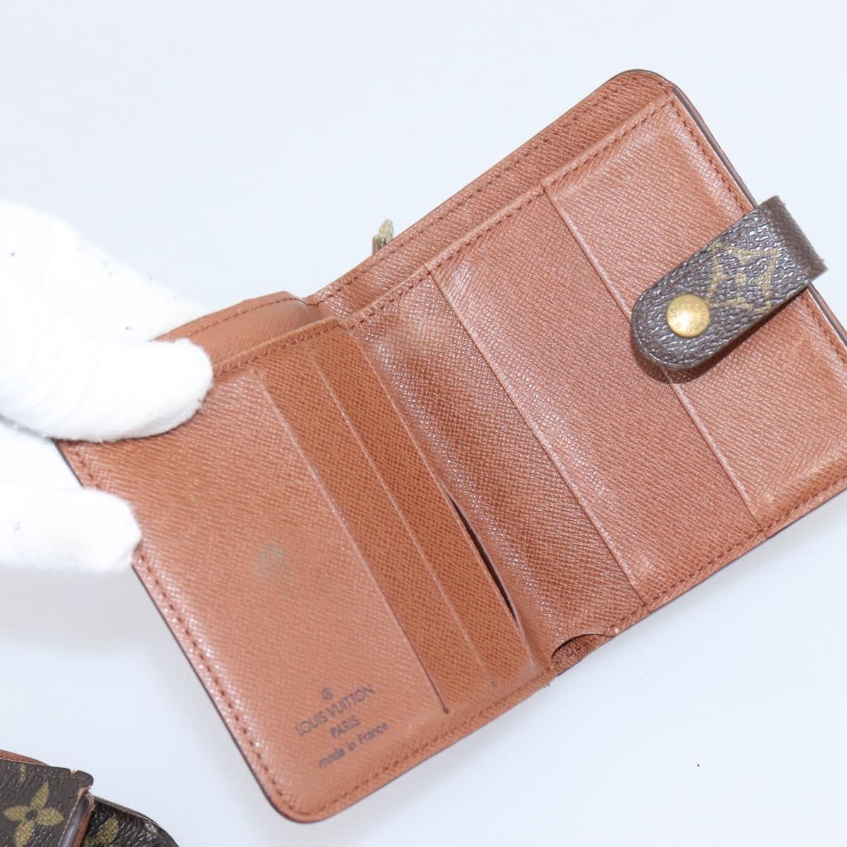 LOUIS VUITTON Monogram Wallet 10 Set LV Auth CB316