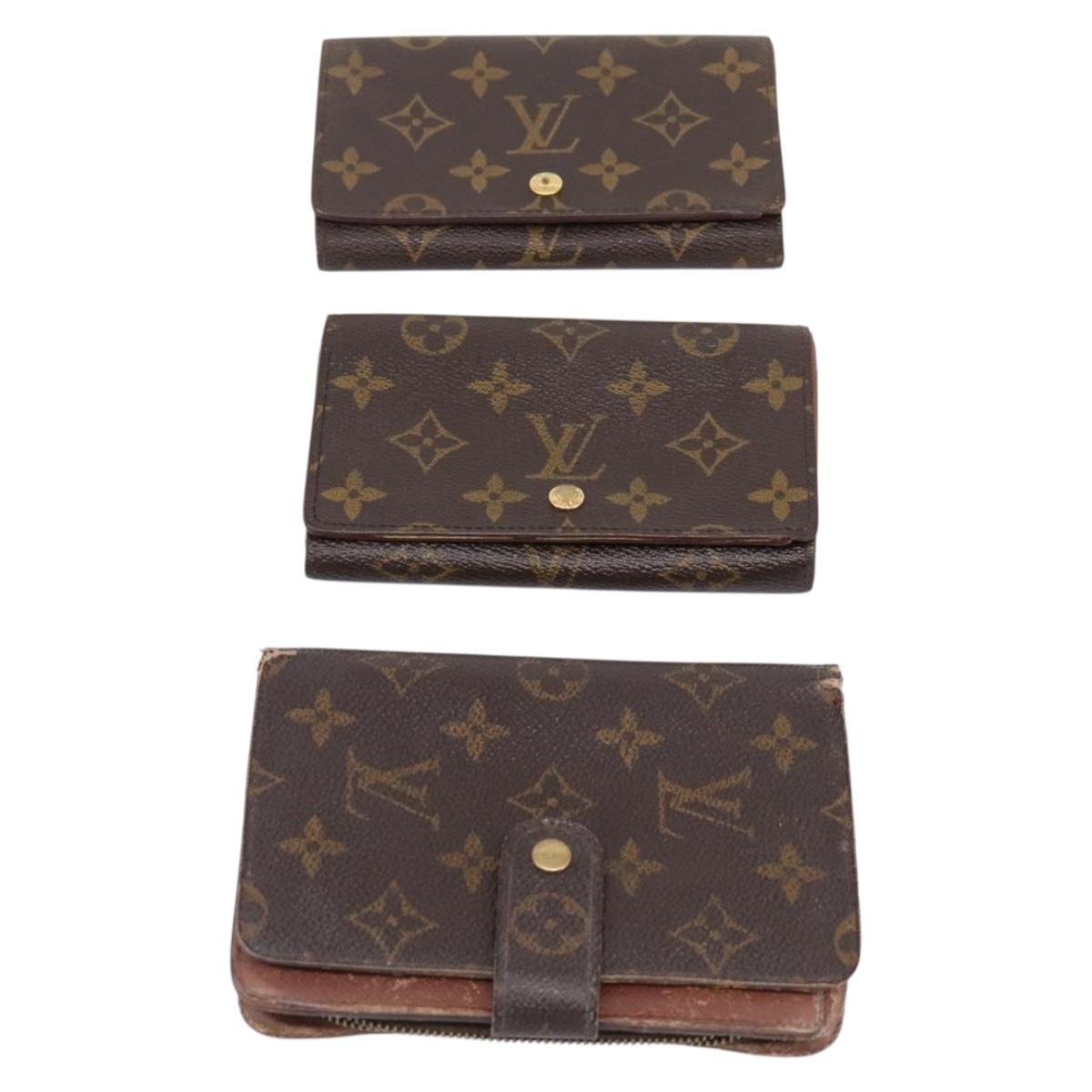 LOUIS VUITTON Monogram Wallet 10 Set LV Auth CB316