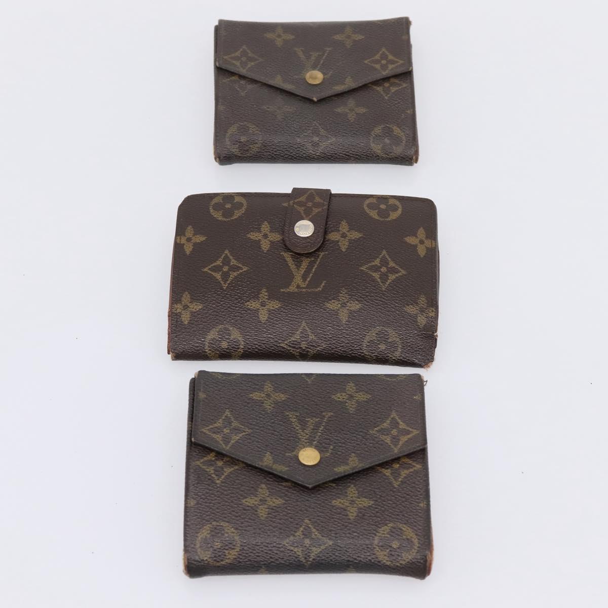 LOUIS VUITTON Monogram Wallet 10 Set LV Auth CB316
