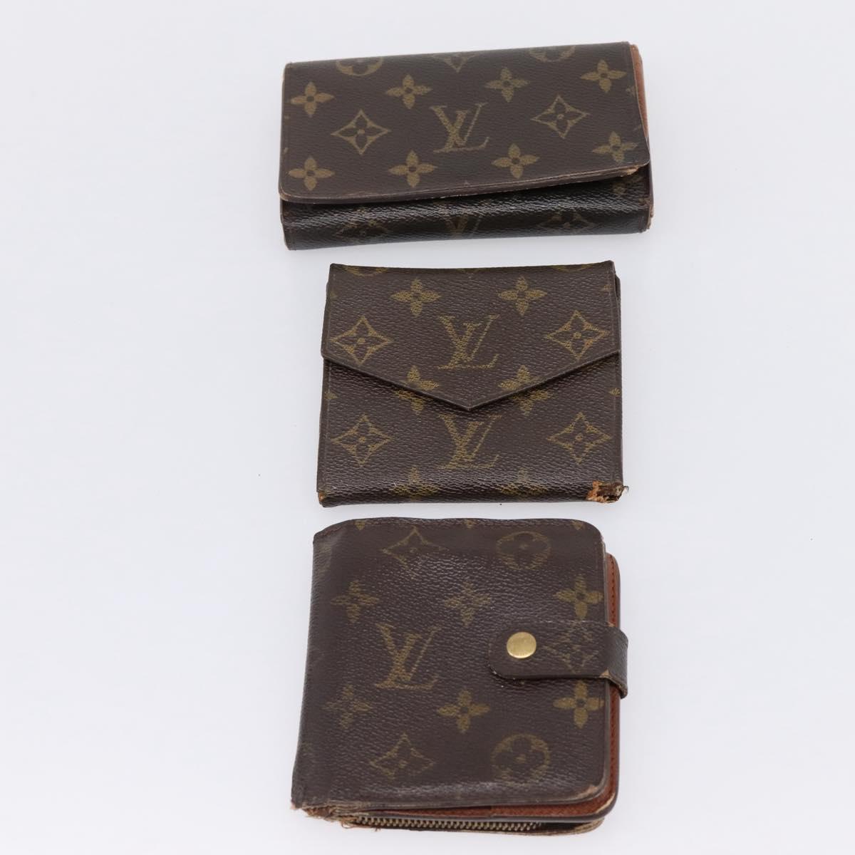 LOUIS VUITTON Monogram Wallet 10 Set LV Auth CB317