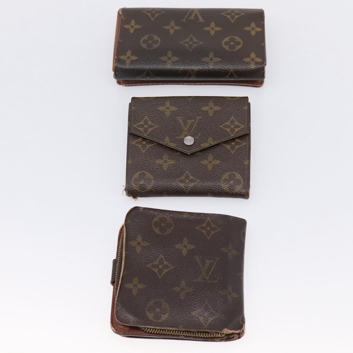 LOUIS VUITTON Monogram Wallet 10 Set LV Auth CB317