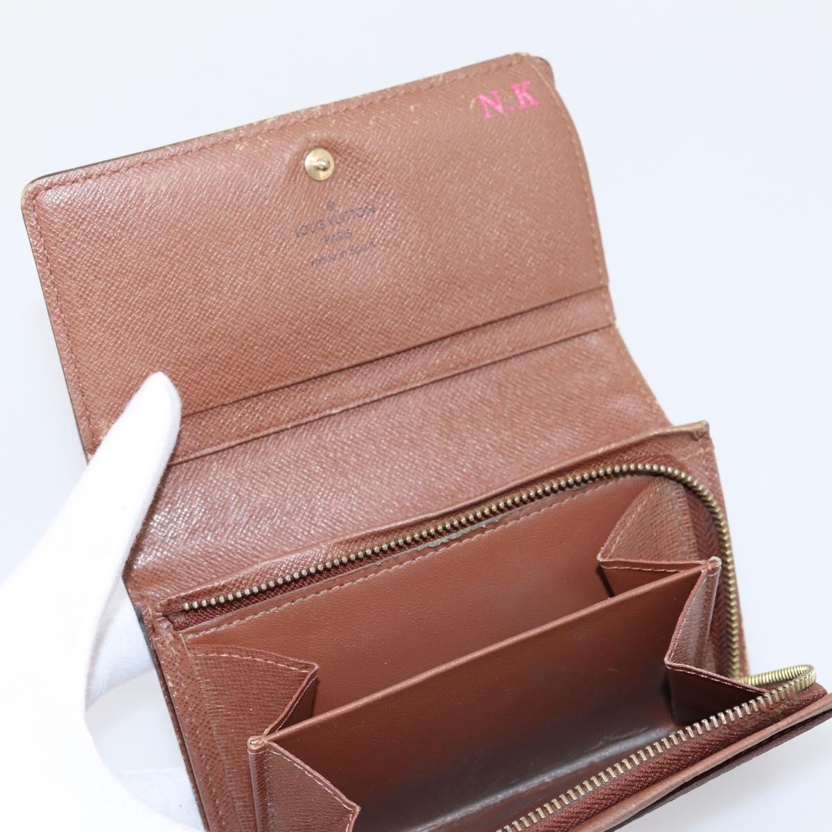 LOUIS VUITTON Monogram Wallet 10 Set LV Auth CB317