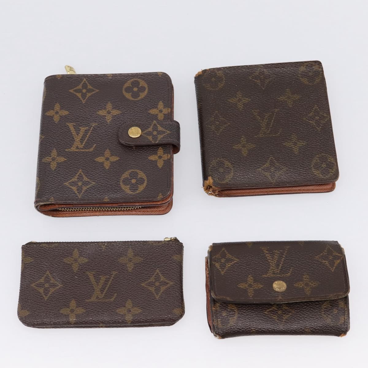 LOUIS VUITTON Monogram Wallet 10 Set LV Auth CB317
