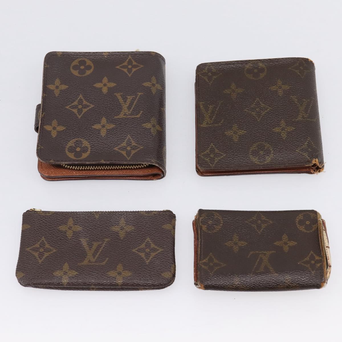 LOUIS VUITTON Monogram Wallet 10 Set LV Auth CB317
