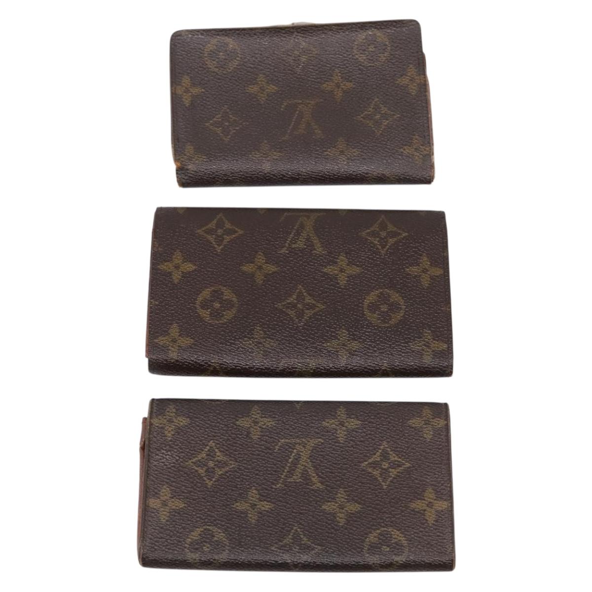 LOUIS VUITTON Monogram Wallet 10 Set LV Auth CB317
