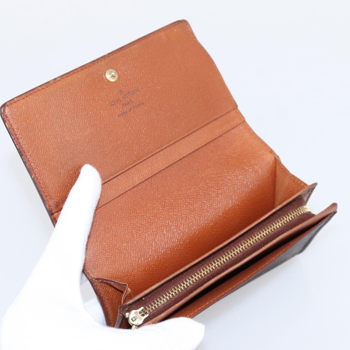 LOUIS VUITTON Monogram Wallet 10 Set LV Auth CB317