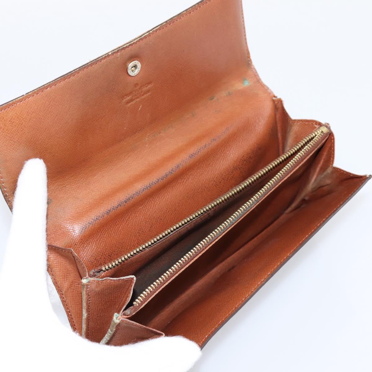 LOUIS VUITTON Monogram Long Wallet 10 Set LV Auth CB318