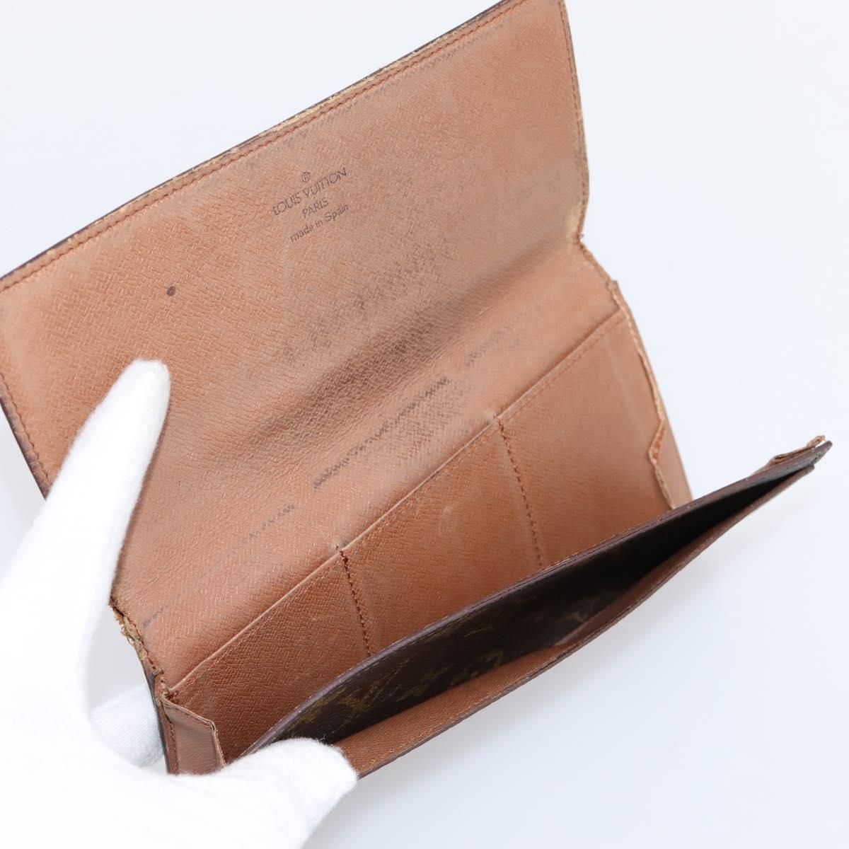 LOUIS VUITTON Monogram Long Wallet 10 Set LV Auth CB318