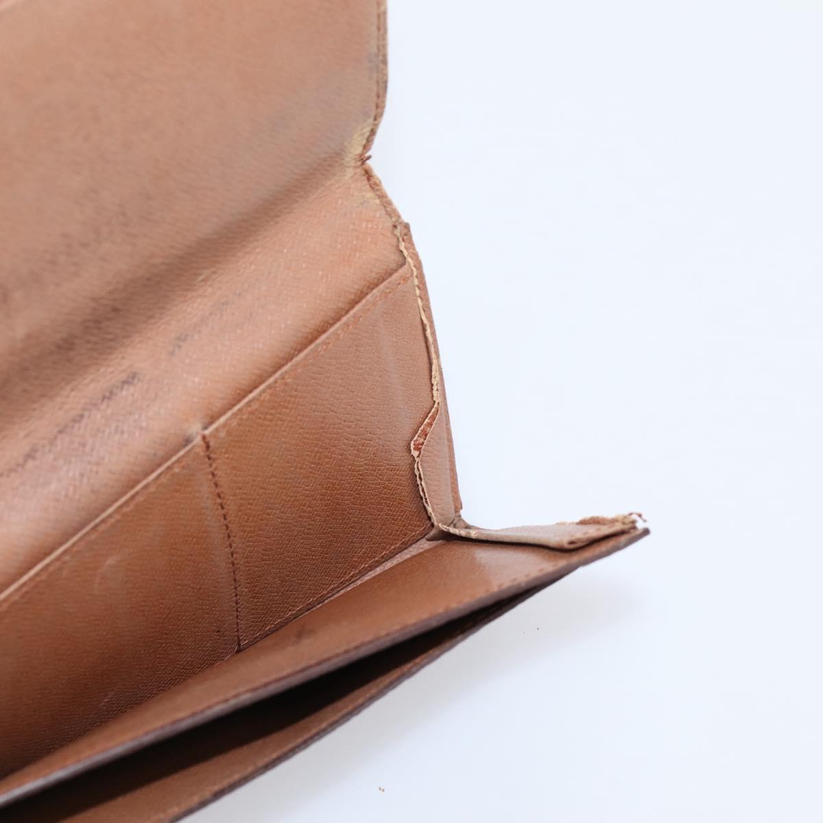 LOUIS VUITTON Monogram Long Wallet 10 Set LV Auth CB318