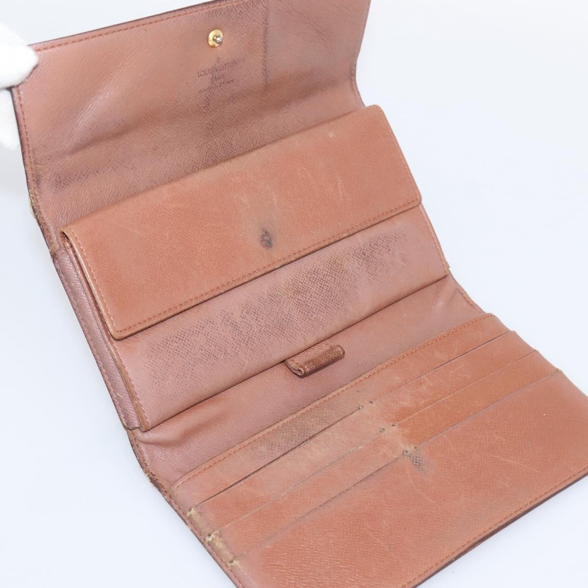 LOUIS VUITTON Monogram Long Wallet 10 Set LV Auth CB318