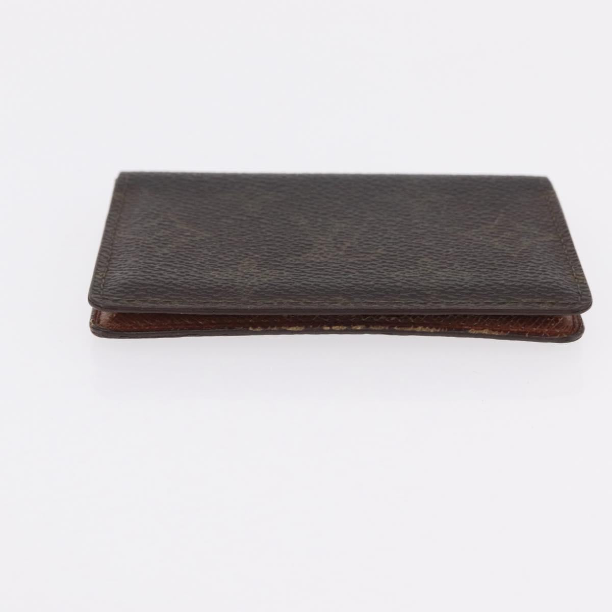LOUIS VUITTON Monogram Card Case 10 Set LV Auth CB321