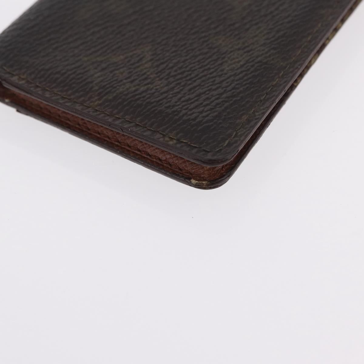 LOUIS VUITTON Monogram Card Case 10 Set LV Auth CB321