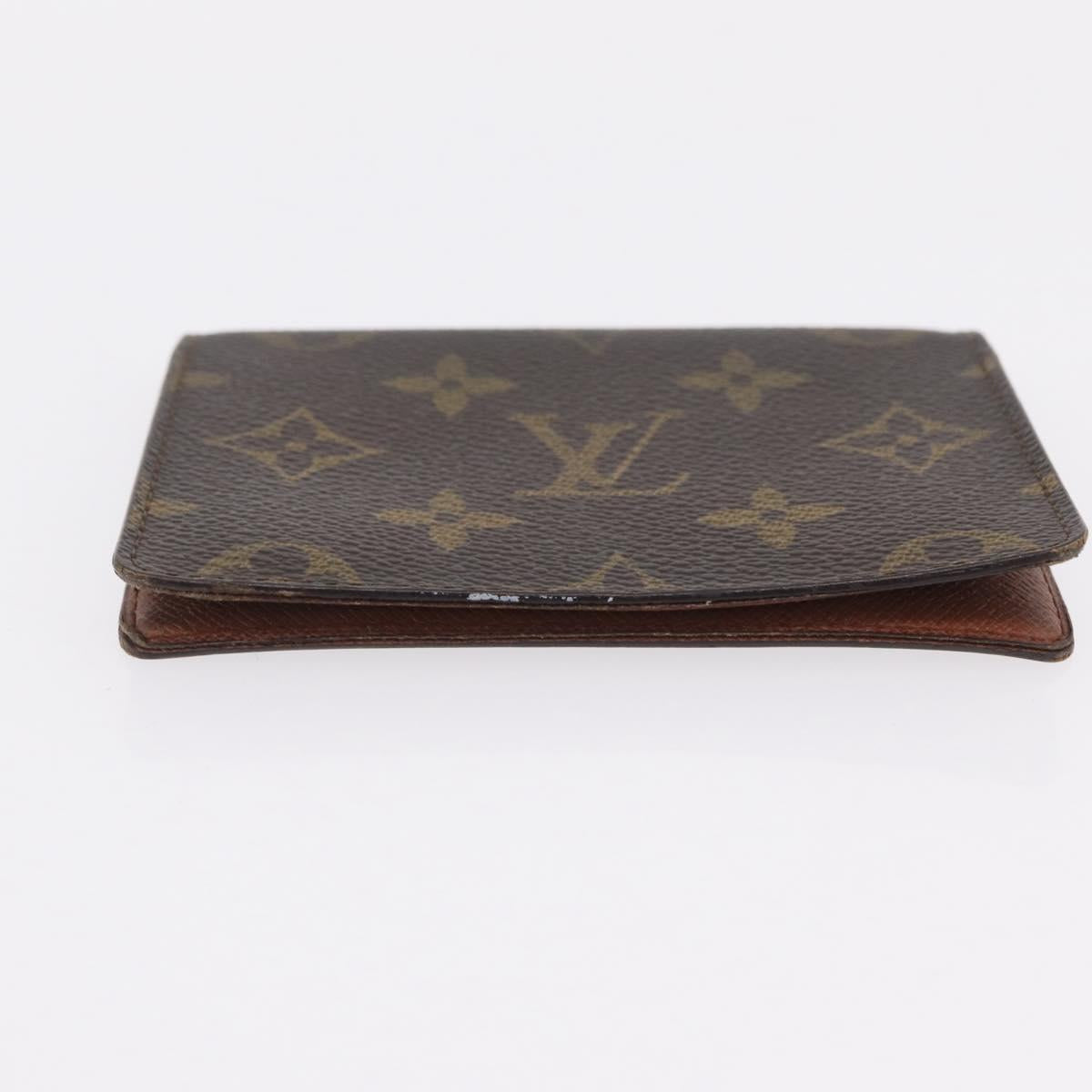 LOUIS VUITTON Monogram Card Case 10 Set LV Auth CB321