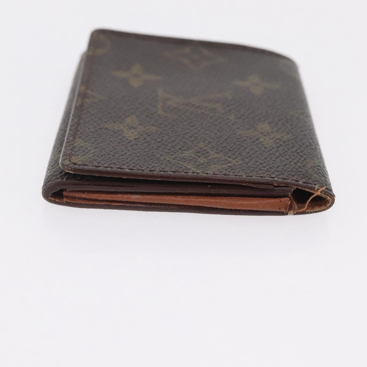 LOUIS VUITTON Monogram Card Case 10 Set LV Auth CB321