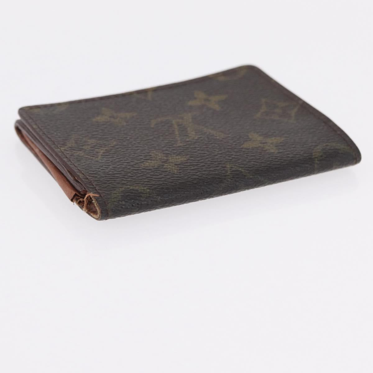 LOUIS VUITTON Monogram Card Case 10 Set LV Auth CB321