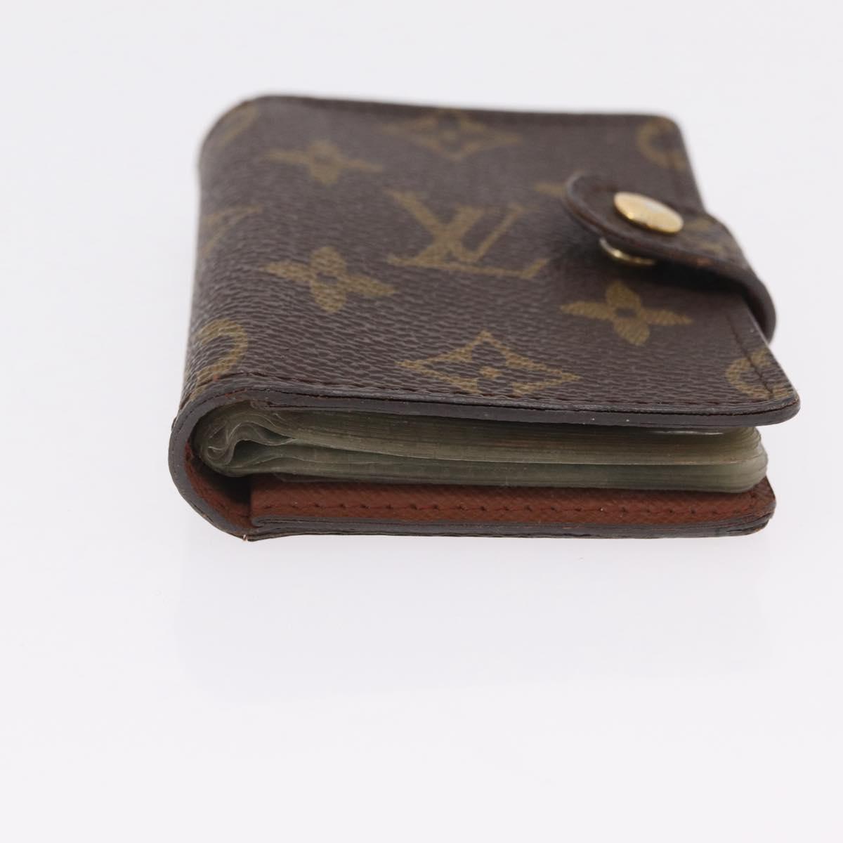 LOUIS VUITTON Monogram Card Case 10 Set LV Auth CB321