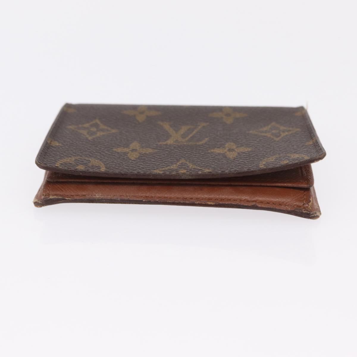 LOUIS VUITTON Monogram Card Case 10 Set LV Auth CB321