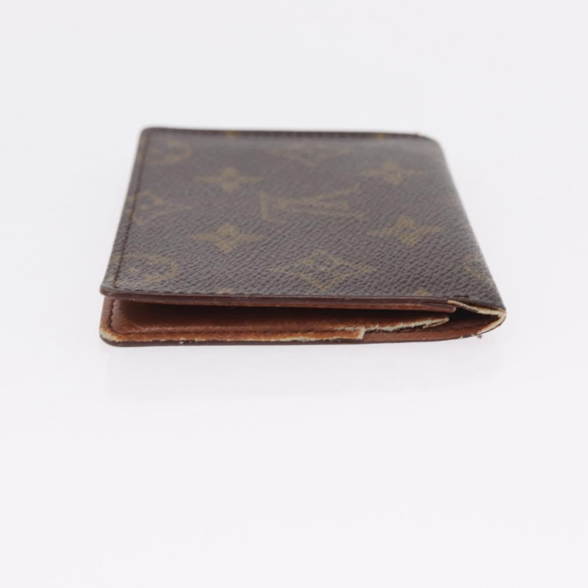 LOUIS VUITTON Monogram Card Case 10 Set LV Auth CB321