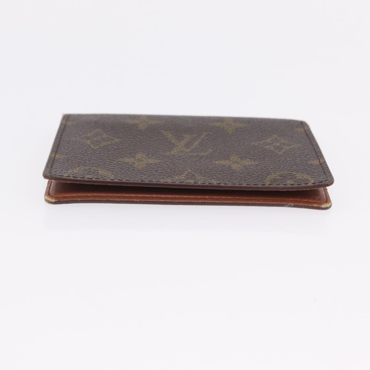 LOUIS VUITTON Monogram Card Case 10 Set LV Auth CB321