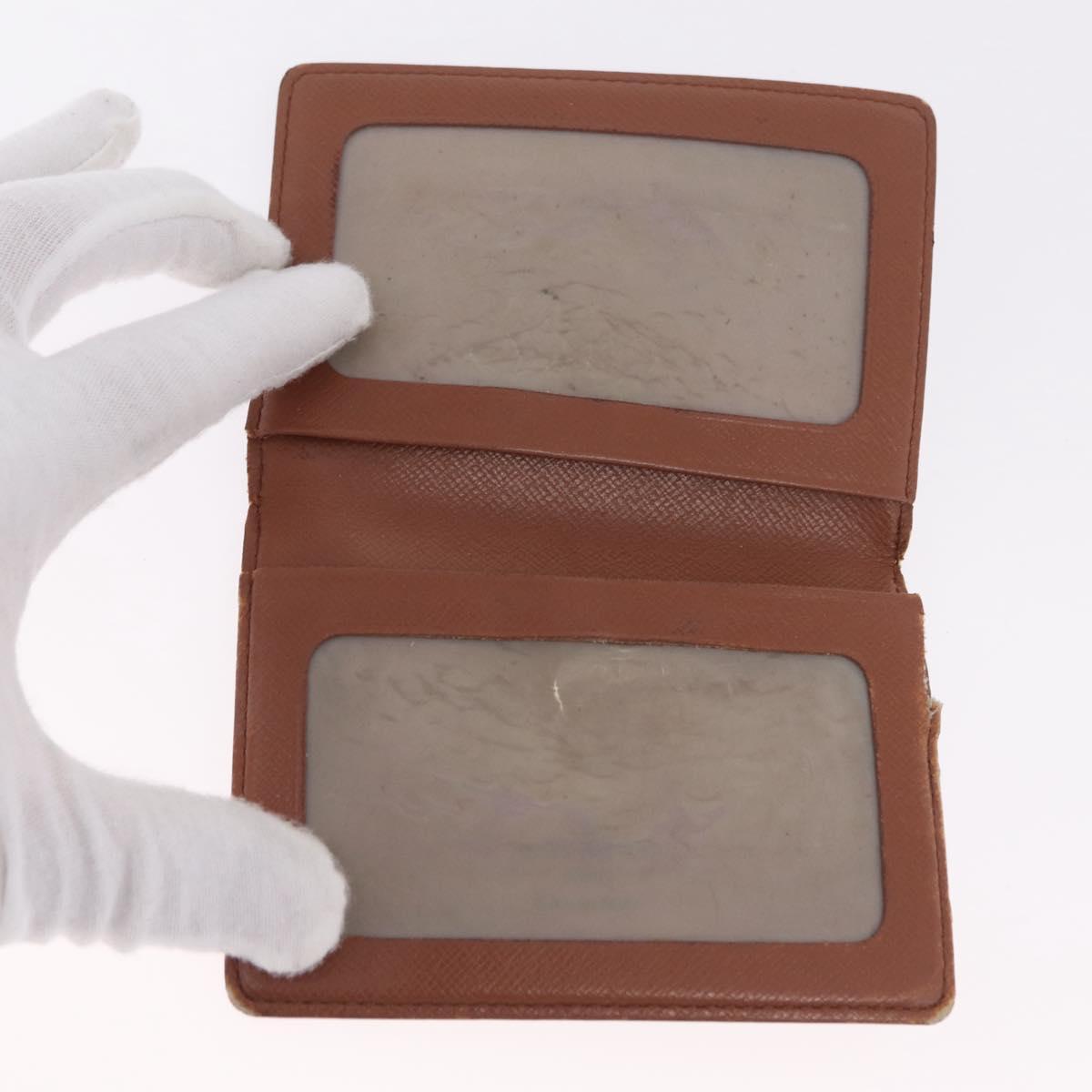 LOUIS VUITTON Monogram Card Case 10 Set LV Auth CB321