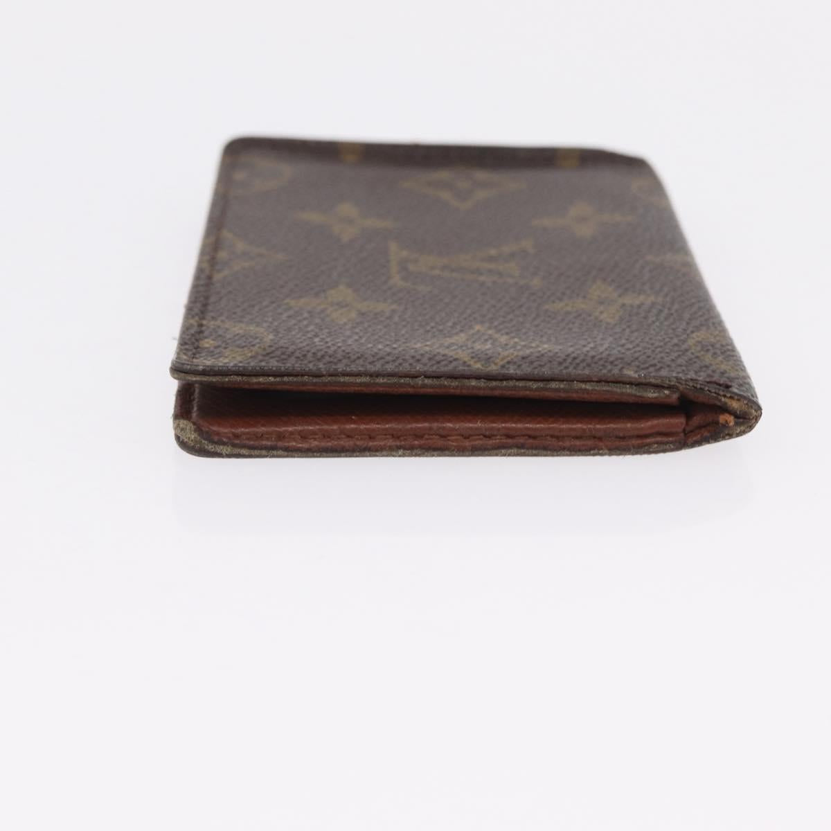 LOUIS VUITTON Monogram Card Case 10 Set LV Auth CB321