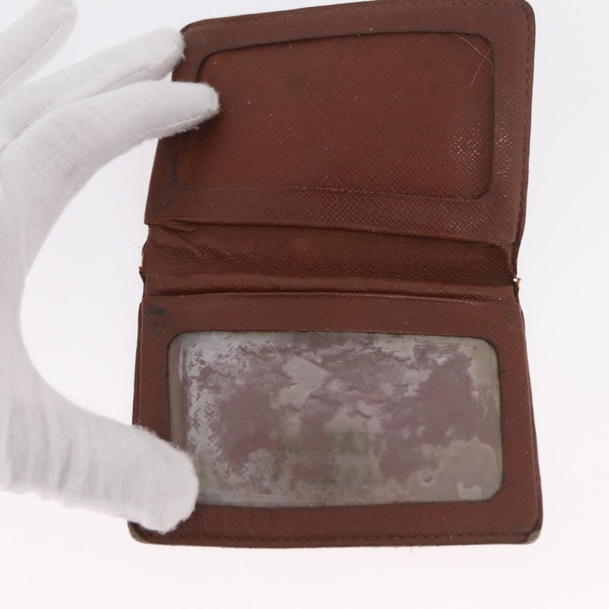 LOUIS VUITTON Monogram Card Case 10 Set LV Auth CB321