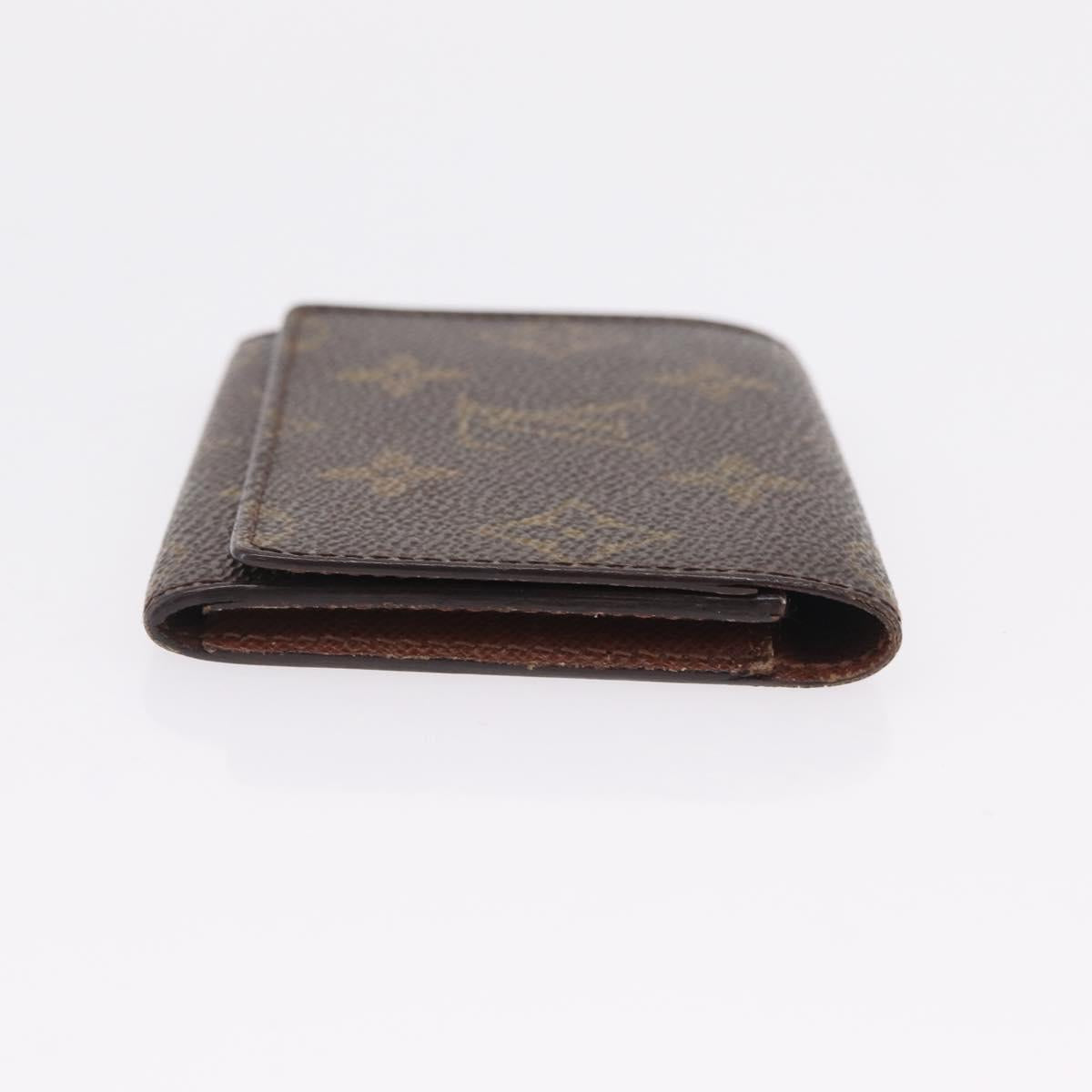 LOUIS VUITTON Monogram Card Case 10 Set LV Auth CB321